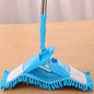 Mop-Wet and Dry Cleaning Flat Microfiber Floor Cleaning Mop with Telescopic Long Handle Dry Mop